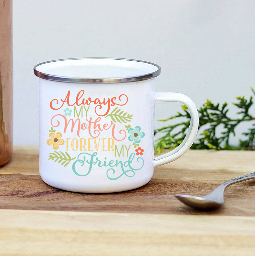 Personalised Mothers Day Enamel Mug Cup Gift Boxed - Got The Gift